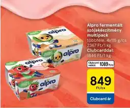 Tesco Alpro fermentált szójakészítmény multipack ajánlat