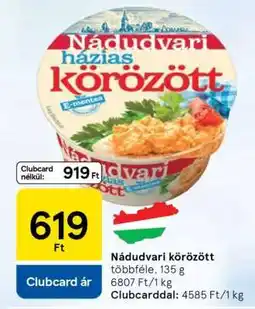 Tesco Nádudvari körözött ajánlat