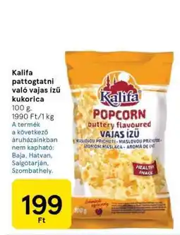 Tesco Kalifa pattogatni való vajas ízű kukorica ajánlat