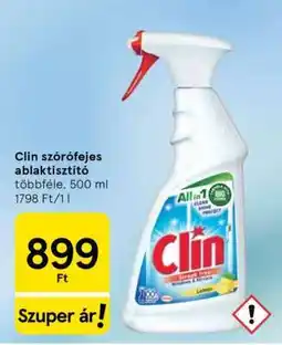 Tesco Clin szórófejes ablaktisztító ajánlat