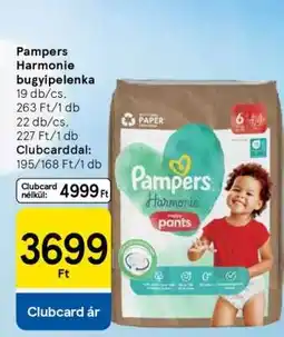 Tesco Pampers Harmonie bugyi pelenka ajánlat