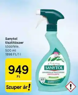 Tesco Sanytol tisztítószer ajánlat