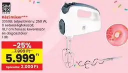 Spar SIM PEX BASIC Kézi mixer ajánlat