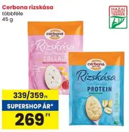 Spar Cerbona rizskása ajánlat