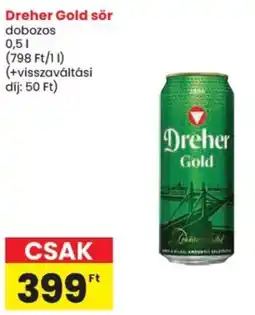 Spar Dreher Gold sör ajánlat