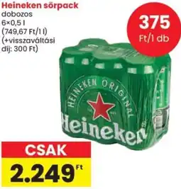 Spar Heineken sörpack ajánlat