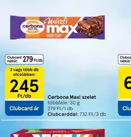 Tesco Cerbona Maxi szelet ajánlat