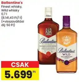 Spar Ballantine's Finest whisky, Wild whisky ajánlat