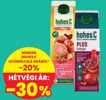 Spar Hohes C gyümölcslé ajánlat