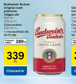 Tesco Budweiser Budvar sör ajánlat