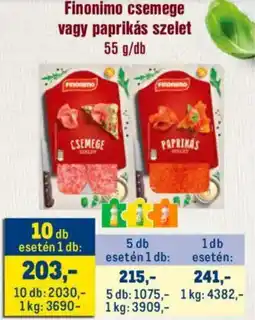 Metro Finonimo csemege vagy paprikás szelet ajánlat