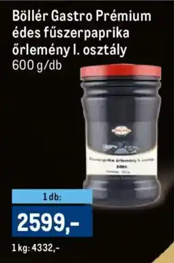 Metro Böllér Gastro Prémium édes fűszerpaprika őrlemény I. osztály ajánlat