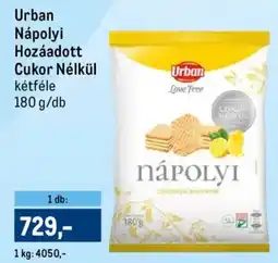 Metro Urban Nápolyi Hozáadott Cukor Nélkül ajánlat