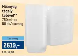 Metro Műanyag tégely tetővel ajánlat