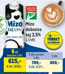 Metro Mizo dobozos tej 3,5% ajánlat