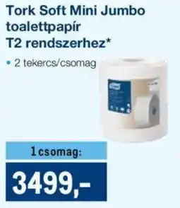 Metro Tork Soft Mini Jumbo toalettpapír T2 rendszerhez ajánlat