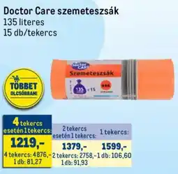 Metro Doctor Care szemeteszsák ajánlat