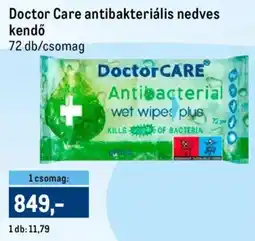 Metro Doctor Care antibakteriális nedves kendő ajánlat