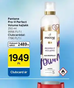 Tesco Pantene Pro-V Perfect Volume hajlakk ajánlat