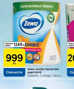 Tesco Zewa Jumbo háztartási papírtörlő ajánlat