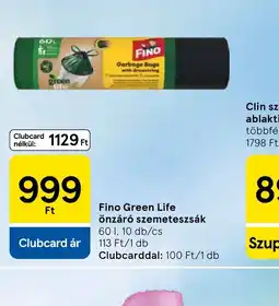 Tesco Fino Green Life szemeteszsák ajánlat