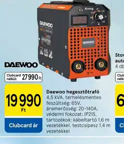 Tesco DAEWOO hegesztőtraf ajánlat