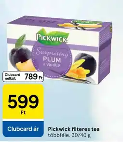 Tesco Pickwick filteres tea ajánlat