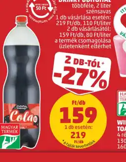 PENNY DRINKY ÜD Ft/dbTŐITAL ajánlat