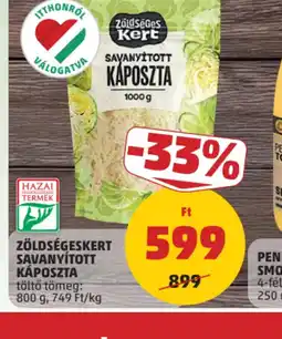 PENNY ZÖLDSÉGESKERT SAVANY penny.huTOTT KÁPOSZTA ajánlat