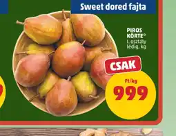 PENNY PIROS KÖRTE ajánlat