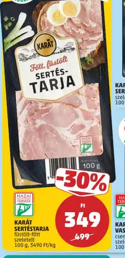 PENNY KARÁT Füstölt SERTÉSTARJA ajánlat