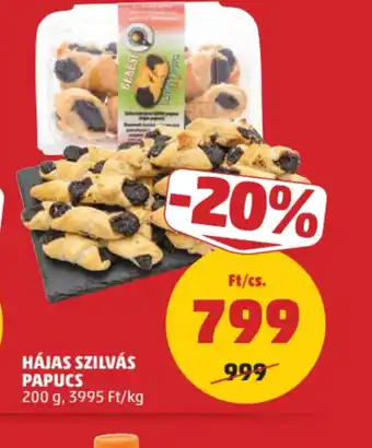 HÁJAS SZILVÁS PAPUCS