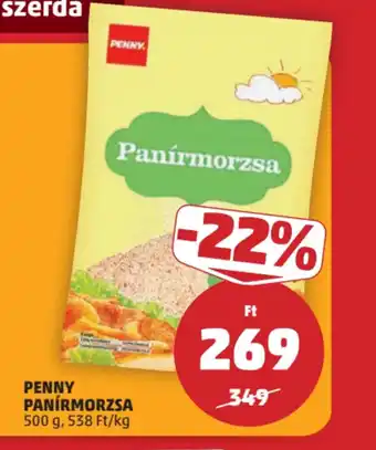 PENNY PENNY PANÍRMORZSA ajánlat