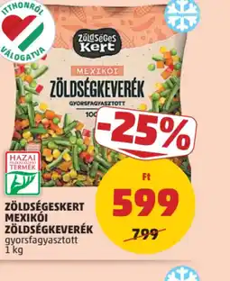 PENNY ZÖLDSÉGESKERT MEXIKI ZÖLDSÉGKEVERÉK ajánlat