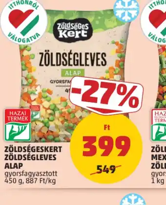 PENNY ZÖLDSÉGESKERT ZÖLDSÉGLEVES ALAP ajánlat