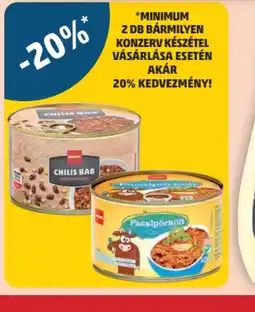 PENNY SPAR konzerv készétel ajánlat