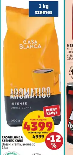 PENNY CASABLANCA SZEMES KÁVÉ ajánlat
