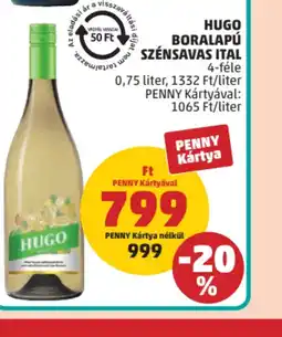 PENNY HUGO BORALAPÚ SZÉNSAVAS ITAL ajánlat
