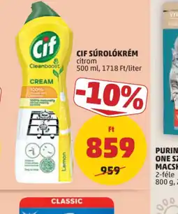 PENNY CIF SÚROLKRÉM ajánlat