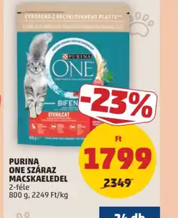 PENNY PURINA ONE SZÁRAZ MACSKAELEDEL ajánlat