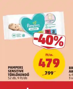 PENNY PAMPERS SENSITIVE TÖRLŐKENDŐ ajánlat