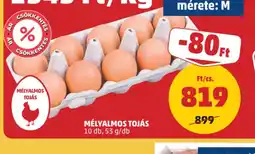 PENNY MÉLYALMOS TOJÁS ajánlat