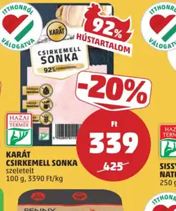 PENNY KARÁT CSIRKEMELL SONKA ajánlat