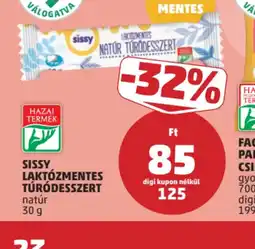 PENNY SISSY LAKTZMENTES TÚRDESSZERT ajánlat