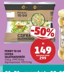 PENNY PENNY TO GO CZIFRA SALÁTAKEVERÉK ajánlat