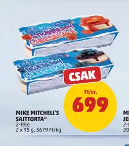 PENNY MIKE MITCHELL'S SAJTTORTA ajánlat