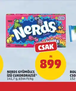 PENNY NERDS GYÜMÖLCS ÍZŰ CUKORDRAZSÉ ajánlat