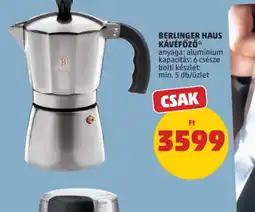 PENNY BERLINGER HAUS KÁVÉFŐZŐ ajánlat