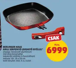 PENNY BERLINGER HAUS GRILL SERPENYŐ LEVEHETŐ NYÉLLEL ajánlat