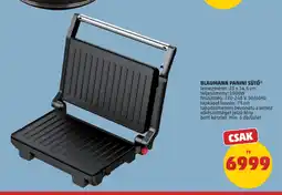 PENNY BLAUMANN PANINI SÜTŐ ajánlat